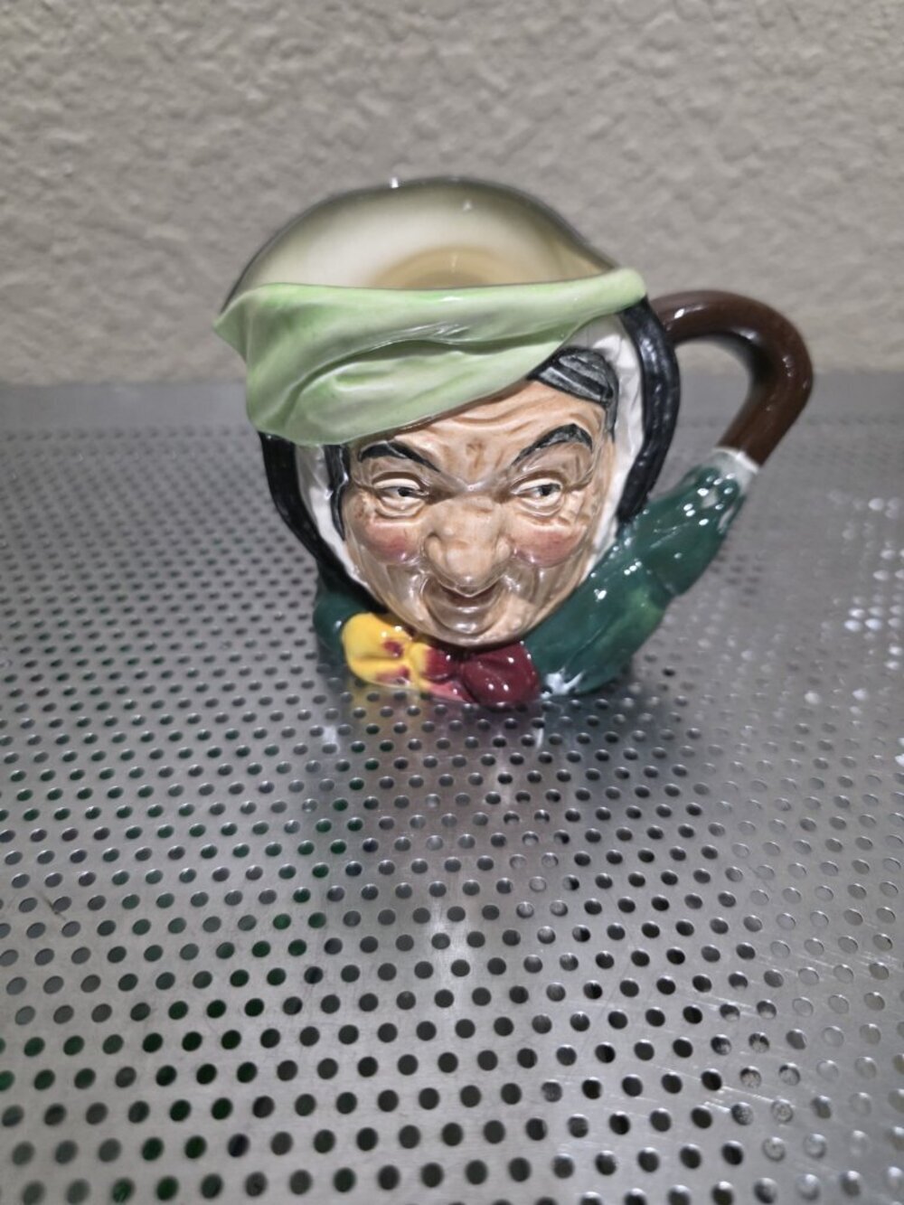 Vintage Sairey Gamp Toby Jug 3.35 inch D5528 Royal Doulton